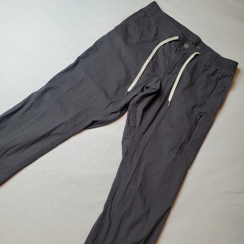 Vuori Men's Size L Ripstop Pants Organic Cotton Gray V412
